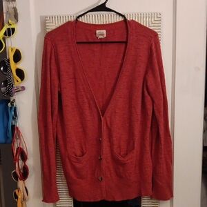 Mossimo Supply Co. Women's Deep Red Cardigan
